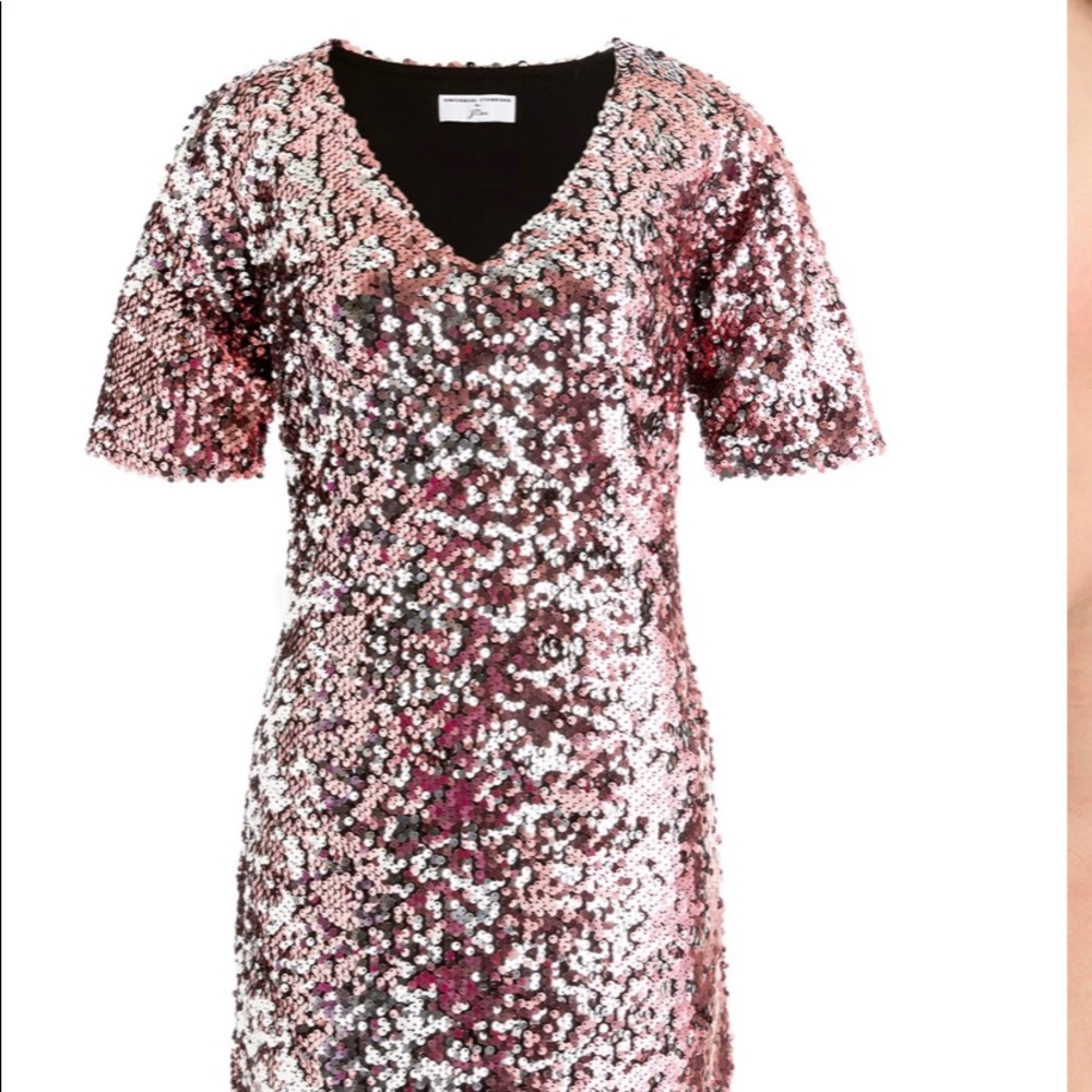 J. Crew Universal Standard Dress (Sequin- Pink)